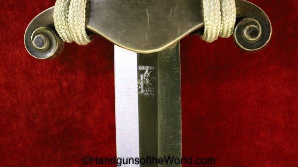 German, Officers, Army, Dagger, With Portepee, Original, Collectible, Germany, WWII, WW2, Army Dagger, Officers Dagger, Eikhorn, Logo