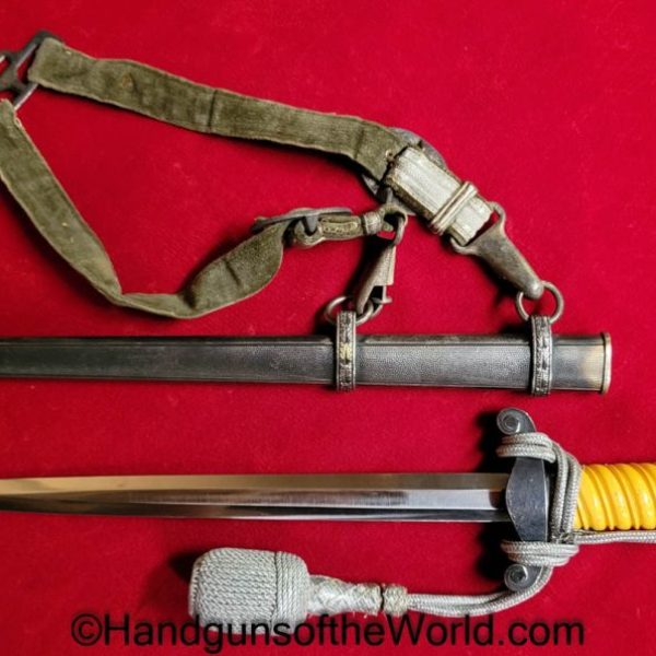 German, Officers, Army, Dagger, With Hanger, with Portepee, Original, Collectible, Germany, WWII, WW2, Army Dagger, Officers Dagger, Unmarked