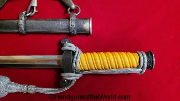 German, Officers, Army, Dagger, With Hanger, with Portepee, Original, Collectible, Germany, WWII, WW2, Army Dagger, Officers Dagger, Unmarked