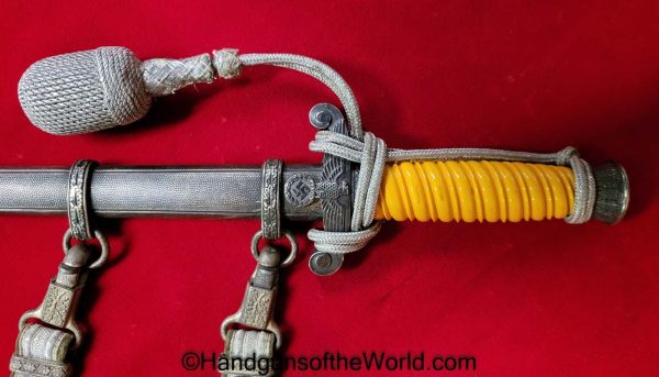 German, Officers, Army, Dagger, With Hanger, with Portepee, Original, Collectible, Germany, WWII, WW2, Army Dagger, Officers Dagger, Unmarked