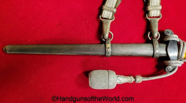 German, Officers, Army, Dagger, With Hanger, with Portepee, Original, Collectible, Germany, WWII, WW2, Army Dagger, Officers Dagger, Unmarked