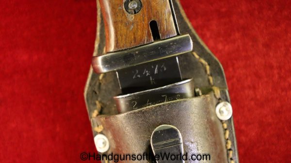 German, K98, K98k, 98K, 98, Bayonet, S/244, Matching Scabbard, with Frog, Germany, WWII, WW2, 1936, Original, Collectible, Luftwaffe, 1937, Unit Marked