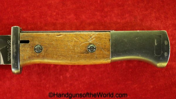 German, K98, K98k, 98K, 98, Bayonet, S/244, Matching Scabbard, with Frog, Germany, WWII, WW2, 1936, Original, Collectible, Luftwaffe, 1937, Unit Marked