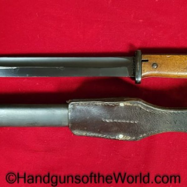 German, K98, K98k, 98K, 98, Bayonet, S/244, Matching Scabbard, with Frog, Germany, WWII, WW2, 1936, Original, Collectible, Luftwaffe, 1937, Unit Marked