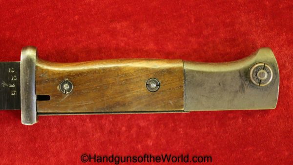 German, Germany, WWII, WW2, K98, K98k, 98, 98K, Bayonet, CUL 43, Matching Scabbard, with Frog, Original, Collectible, 1943, CUL, CUL43, 43, Matching