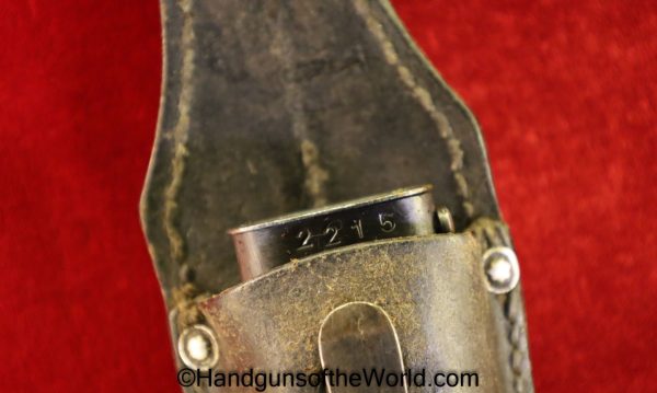 German, Germany, WWII, WW2, K98, K98k, 98, 98K, Bayonet, CUL 43, Matching Scabbard, with Frog, Original, Collectible, 1943, CUL, CUL43, 43, Matching