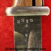 German, Germany, WWII, WW2, K98, K98k, 98, 98K, Bayonet, CUL 43, Matching Scabbard, with Frog, Original, Collectible, 1943, CUL, CUL43, 43, Matching