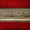 German, Dress, Bayonet, Etched Blade, Artillery Motif, FW Holler, Holler, Original, Collectible, Germany, WWII, WW2, Dress Bayonet, Artillery, Etched