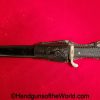 German, Dress, Bayonet, Etched Blade, Artillery Motif, FW Holler, Holler, Original, Collectible, Germany, WWII, WW2, Dress Bayonet, Artillery, Etched