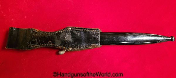 German, Dress, Bayonet, Etched Blade, Artillery Motif, FW Holler, Holler, Original, Collectible, Germany, WWII, WW2, Dress Bayonet, Artillery, Etched