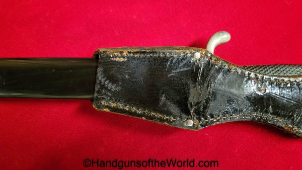 German, Dress, Bayonet, Etched Blade, Artillery Motif, FW Holler, Holler, Original, Collectible, Germany, WWII, WW2, Dress Bayonet, Artillery, Etched