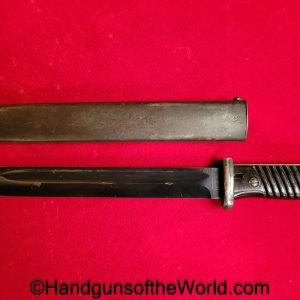 German, 98K, Bayonet, asw 42, Germany, WWII, WW2, Original, Collectible, K98, K98k, asw, 42, asw42, 1942, Rifle, Longarm, Long, Arm, Vintage, Real