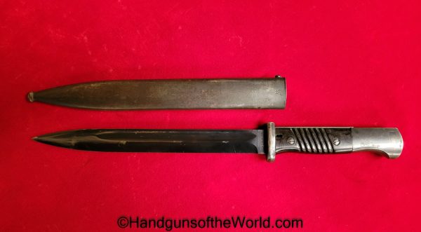 German, 98K, Bayonet, asw 42, Germany, WWII, WW2, Original, Collectible, K98, K98k, asw, 42, asw42, 1942, Rifle, Longarm, Long, Arm, Vintage, Real