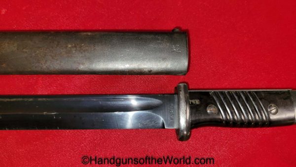 German, 98K, Bayonet, asw 42, Germany, WWII, WW2, Original, Collectible, K98, K98k, asw, 42, asw42, 1942, Rifle, Longarm, Long, Arm, Vintage, Real