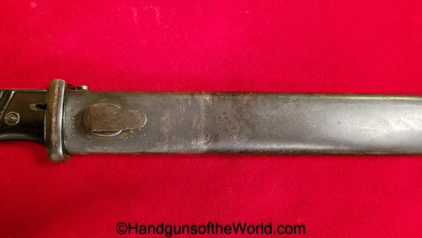 German, 98K, Bayonet, asw 42, Germany, WWII, WW2, Original, Collectible, K98, K98k, asw, 42, asw42, 1942, Rifle, Longarm, Long, Arm, Vintage, Real