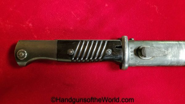 German, 98K, Bayonet, asw 42, Germany, WWII, WW2, Original, Collectible, K98, K98k, asw, 42, asw42, 1942, Rifle, Longarm, Long, Arm, Vintage, Real