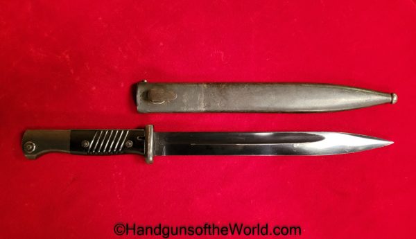 German, 98K, Bayonet, asw 42, Germany, WWII, WW2, Original, Collectible, K98, K98k, asw, 42, asw42, 1942, Rifle, Longarm, Long, Arm, Vintage, Real