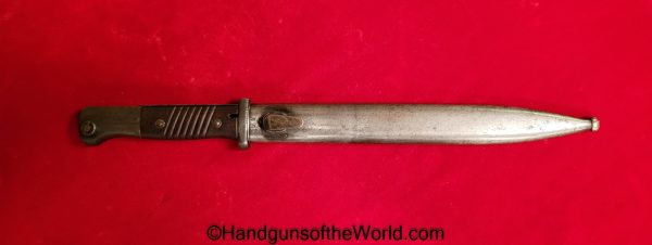German, 98K, Bayonet, crs 44, Germany, WWII, WW2, Original, Collectible, K98, K98k, crs, 44, crs44, 1944, Rifle, Longarm, Long, Matching, Matching Scabbard