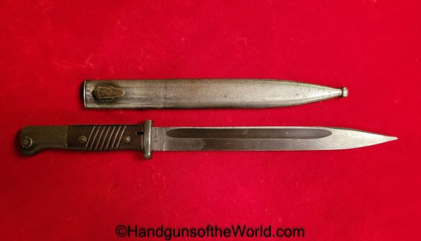 German, 98K, Bayonet, crs 44, Germany, WWII, WW2, Original, Collectible, K98, K98k, crs, 44, crs44, 1944, Rifle, Longarm, Long, Matching, Matching Scabbard
