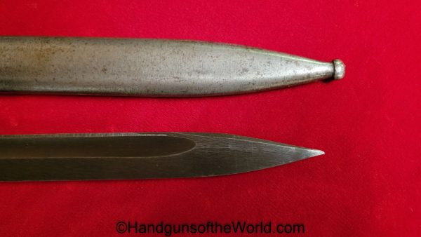 German, 98K, Bayonet, crs 44, Germany, WWII, WW2, Original, Collectible, K98, K98k, crs, 44, crs44, 1944, Rifle, Longarm, Long, Matching, Matching Scabbard