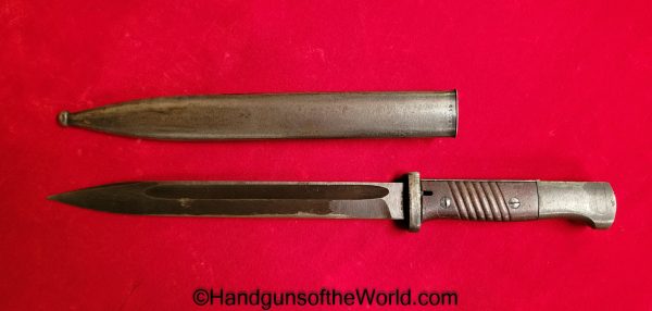 German, 98K, Bayonet, crs 44, Germany, WWII, WW2, Original, Collectible, K98, K98k, crs, 44, crs44, 1944, Rifle, Longarm, Long, Matching, Matching Scabbard