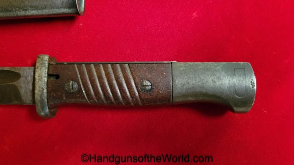 German, 98K, Bayonet, crs 44, Germany, WWII, WW2, Original, Collectible, K98, K98k, crs, 44, crs44, 1944, Rifle, Longarm, Long, Matching, Matching Scabbard