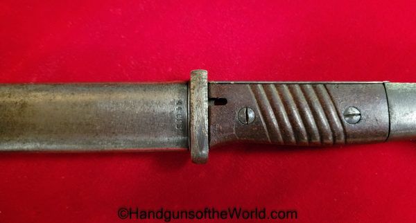 German, 98K, Bayonet, crs 44, Germany, WWII, WW2, Original, Collectible, K98, K98k, crs, 44, crs44, 1944, Rifle, Longarm, Long, Matching, Matching Scabbard