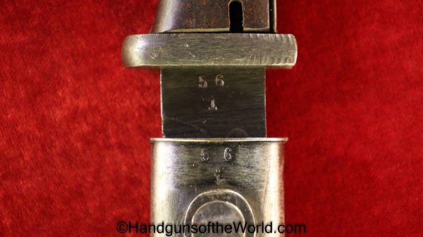 German, 98K, Bayonet, crs 44, Germany, WWII, WW2, Original, Collectible, K98, K98k, crs, 44, crs44, 1944, Rifle, Longarm, Long, Matching, Matching Scabbard