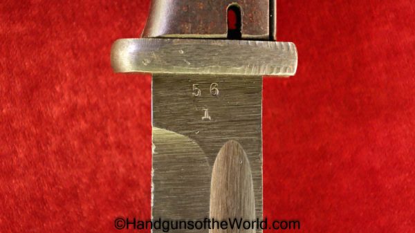 German, 98K, Bayonet, crs 44, Germany, WWII, WW2, Original, Collectible, K98, K98k, crs, 44, crs44, 1944, Rifle, Longarm, Long, Matching, Matching Scabbard
