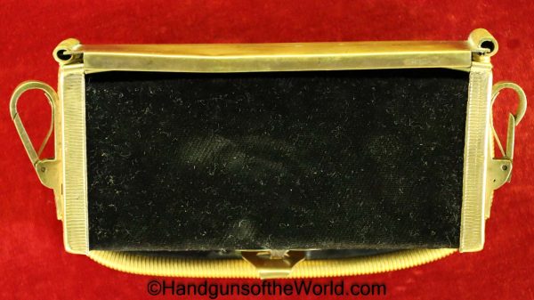 Italian, Officers, Dress, Ammo Pouch, Pouch, Italy, Original, Collectible, WWII, WW2, Brass, Cannons, Cannon, Ammunition, Ammo, Officer