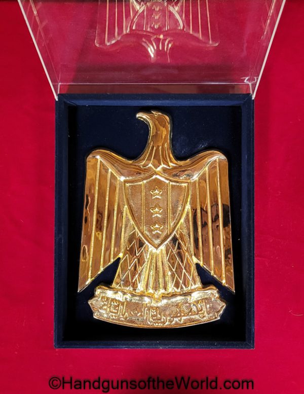 Iraqi, Desert Storm, Eagle, Shield, Plaque, Gold Plated, Gold, Original, Collectible, Iraq, Desert, Storm, Middle East, Middle Eastern, Operation