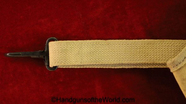 Israeli, Flare, Pistol, Holster, Tan, canvas, Original, Collectible, Israel, Flare Pistol, Signal, Pistol, Signal Pistol, Handgun, Hand gun, Interesting