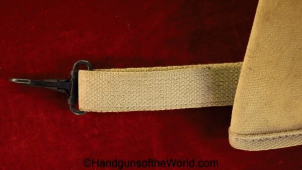 Israeli, Flare, Pistol, Holster, Tan, canvas, Original, Collectible, Israel, Flare Pistol, Signal, Pistol, Signal Pistol, Handgun, Hand gun, Interesting