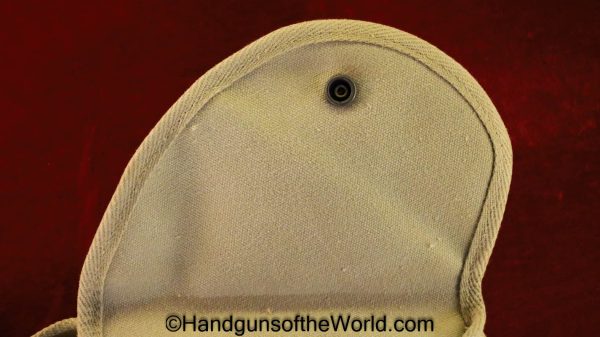 Israeli, Flare, Pistol, Holster, Tan, canvas, Original, Collectible, Israel, Flare Pistol, Signal, Pistol, Signal Pistol, Handgun, Hand gun, Interesting