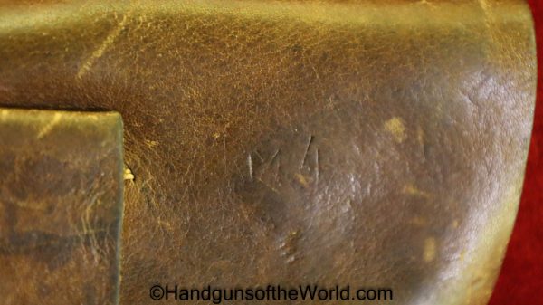 Mauser, HSc, Holster, German, WWII, FKX 4, Soft, Brown, leather, breakaway, pattern, WW2, Germany, Original, Collectible, Handgun, Pistol, Hand gun