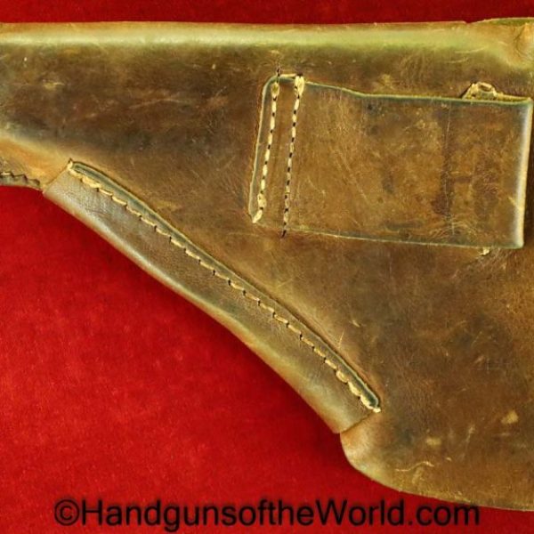 Mauser, HSc, Holster, German, WWII, FKX 4, Soft, Brown, leather, breakaway, pattern, WW2, Germany, Original, Collectible, Handgun, Pistol, Hand gun