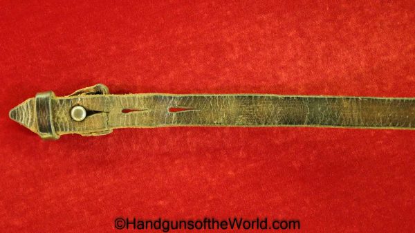 Original, German, WWII, Mauser, 98K, Sling, Brown, leather, L&F, Collectible, K98, K98k, Germany, WW2, Rifle, Karabiner, Vintage, Period, Real