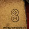 Mauser, 1914, Holster, Weimar Era, Naval, Black, leather, breakaway, Kriegsmarine, ink stamped, Original, German, Germany, Navy, Handgun, Pistol, Weimar