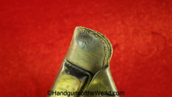 Mauser, 1934, Holster, German, WWII, Germany, WW2, brown, leather, breakaway, Genschow & Co-Ag-Berlin, Geco, Original, Collectible, Handgun, Pistol, Hand gun