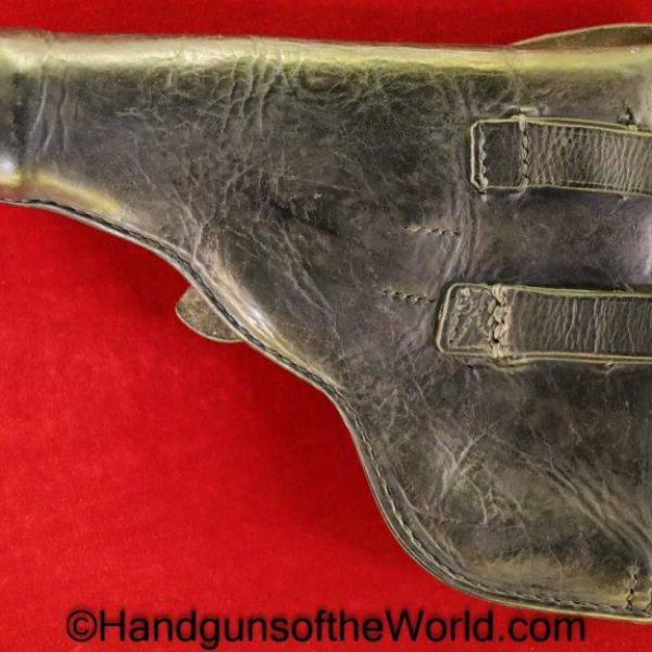 Norwegian, Norway, Kongsberg, Colt, 1914, Holster, Black, Leather, Original, Collectible, Handgun, Hand gun, Pistol, Colten, Model, 1911, 1912