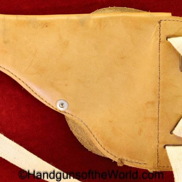FEG, PA-63, PA-64, Holster, Brown, leather, shoulder Holster, with white canvas straps, Shoulder, Original, Collectible, Hungarian, Hungary, Cold War