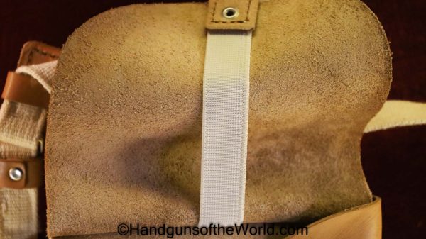 FEG, PA-63, PA-64, Holster, Brown, leather, shoulder Holster, with white canvas straps, Shoulder, Original, Collectible, Hungarian, Hungary, Cold War