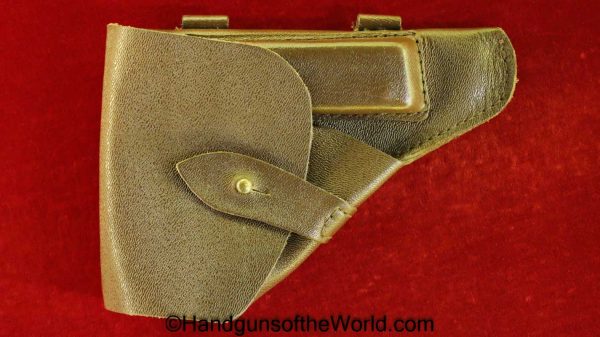 Russian, PSM, Holster, Dated, 1992, Brown, leather, break away, breakaway, Original, Collectible, Cold War, Handgun, Pistol, Hand gun, Russia