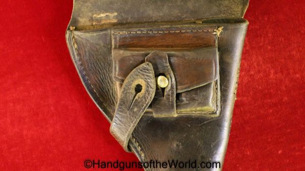 Russian, Makarov, Conversion, Holster, 1895, Nagant, revolver, arsenal converted, brown, leather, Original, Collectible, Soviet, Soviet Union, USSR, Russia