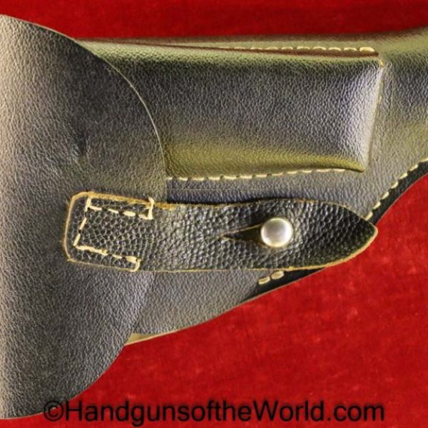 Sauer, 1930, Behorden, Black, Ersatz, Holster, German, Germany, WWII, WW2, Original, Collectible, Handgun, Hand gun, Pistol, Model, Vintage, Period