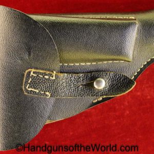 Sauer, 1930, Behorden, Black, Ersatz, Holster, German, Germany, WWII, WW2, Original, Collectible, Handgun, Hand gun, Pistol, Model, Vintage, Period