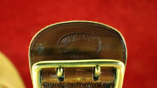 Scottish, Sam Browne, Belt, brown, leather, with brass fittings, W.Jardine & Sons Ltd, Edinburg, Scotland, Original, Collectible, British, English