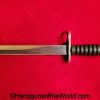 Swiss, Model 57, Bayonet, Model, 57, F&W, With Scabbard, with Hanger, Original, Collectible, Switzerland, Rifle, Long, Arm, Post-War, Post War