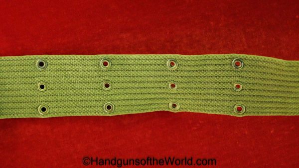 US, M1936, Belt, USA, American, America, Vietnam, Viet Nam, 1936, Model, Green, Canvas, Original, Collectible, Maker Marked, Americana, Reenacting