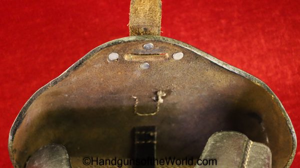 Walther, P-38, Holster, CWW, 1942, Excellent, Black, Leather, hard shell, Hardshell, Original, Collectible, German, Germany, WWII, WW2, P38, P 38, P.38